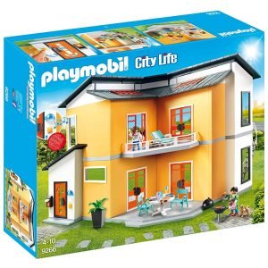 Playmobil Casa Moderna-9266 Salón, Negro, Rojo, Color Blanco, Amarillo, Sin tañosllaños (9266)