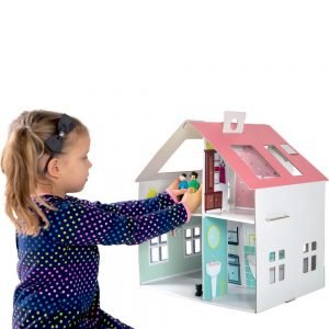 Casa de la muñeca de cartón, para Construir y Decorar