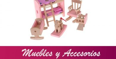 accesorios y muebles casitas muñecas
