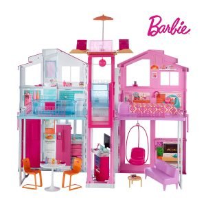 Barbie Supercasa, casa de muñecas con accesorios
