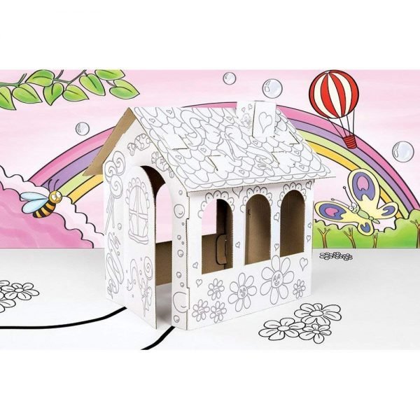 Casa de muñeca de cartón Construir