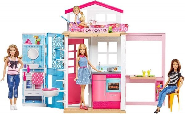 Casa de muñecas Barbie dos pisos