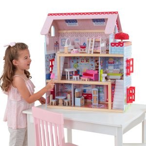 65054 Casa de muñecas de madera Chelsea Doll Cottage